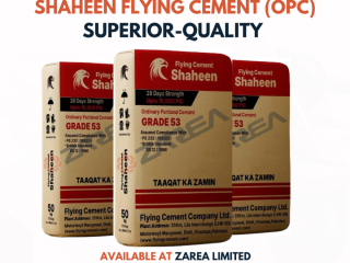 Shaheen Flying Cement (OPC) Available at Zarea Limited