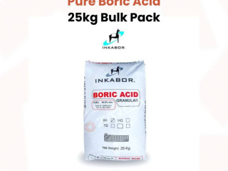 Boric Acid 25kg Now Available at Zarea Limited