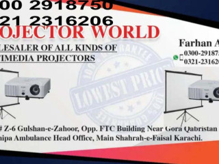Multimedia projectors for sale and rental in karachi